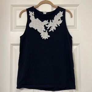 J. Crew Factory Navy Tank Top